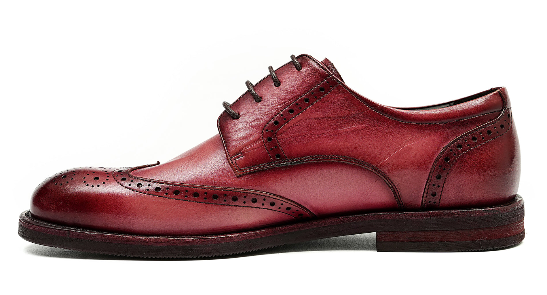 Men's Longwing Wingtip Brogues Debry