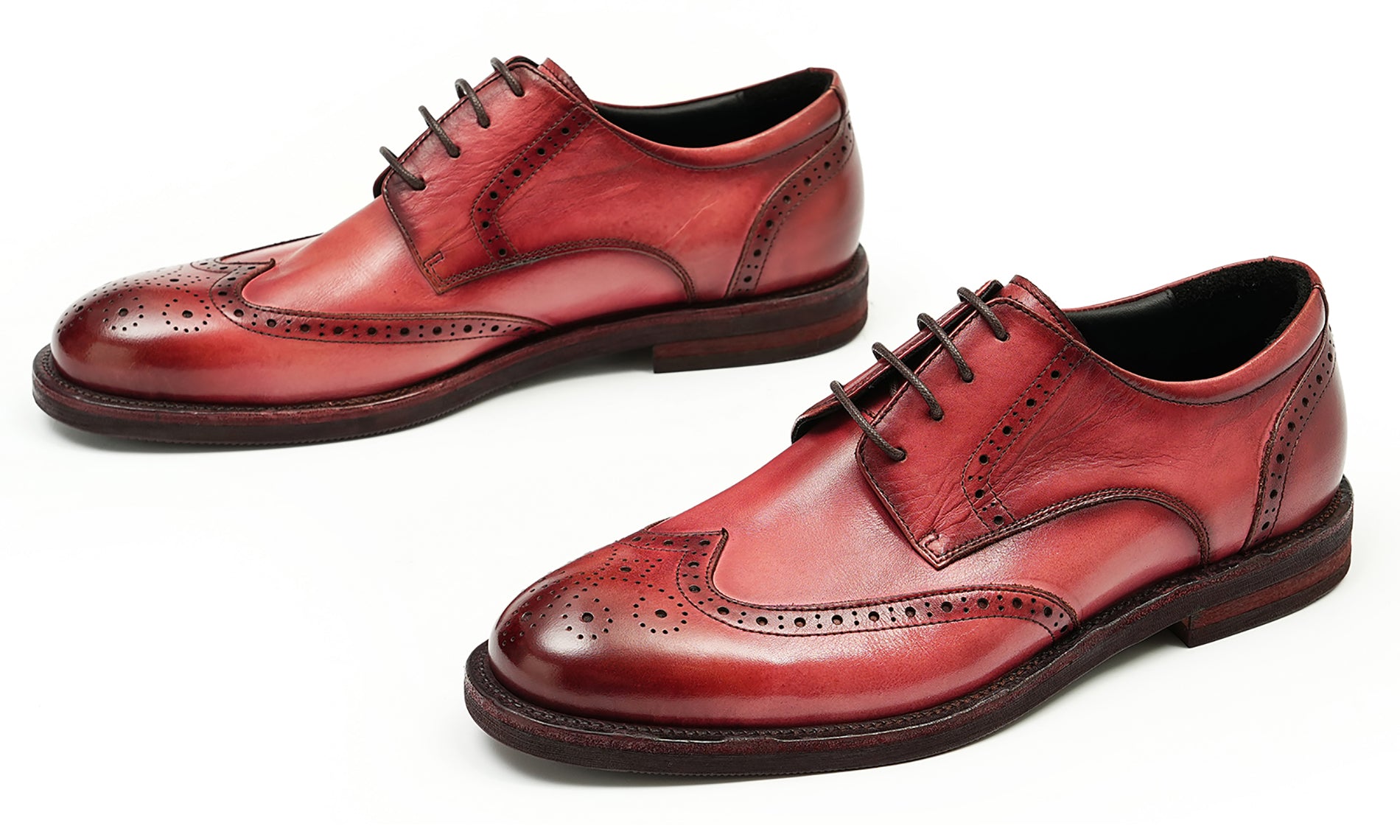 Men's Longwing Wingtip Brogues Debry