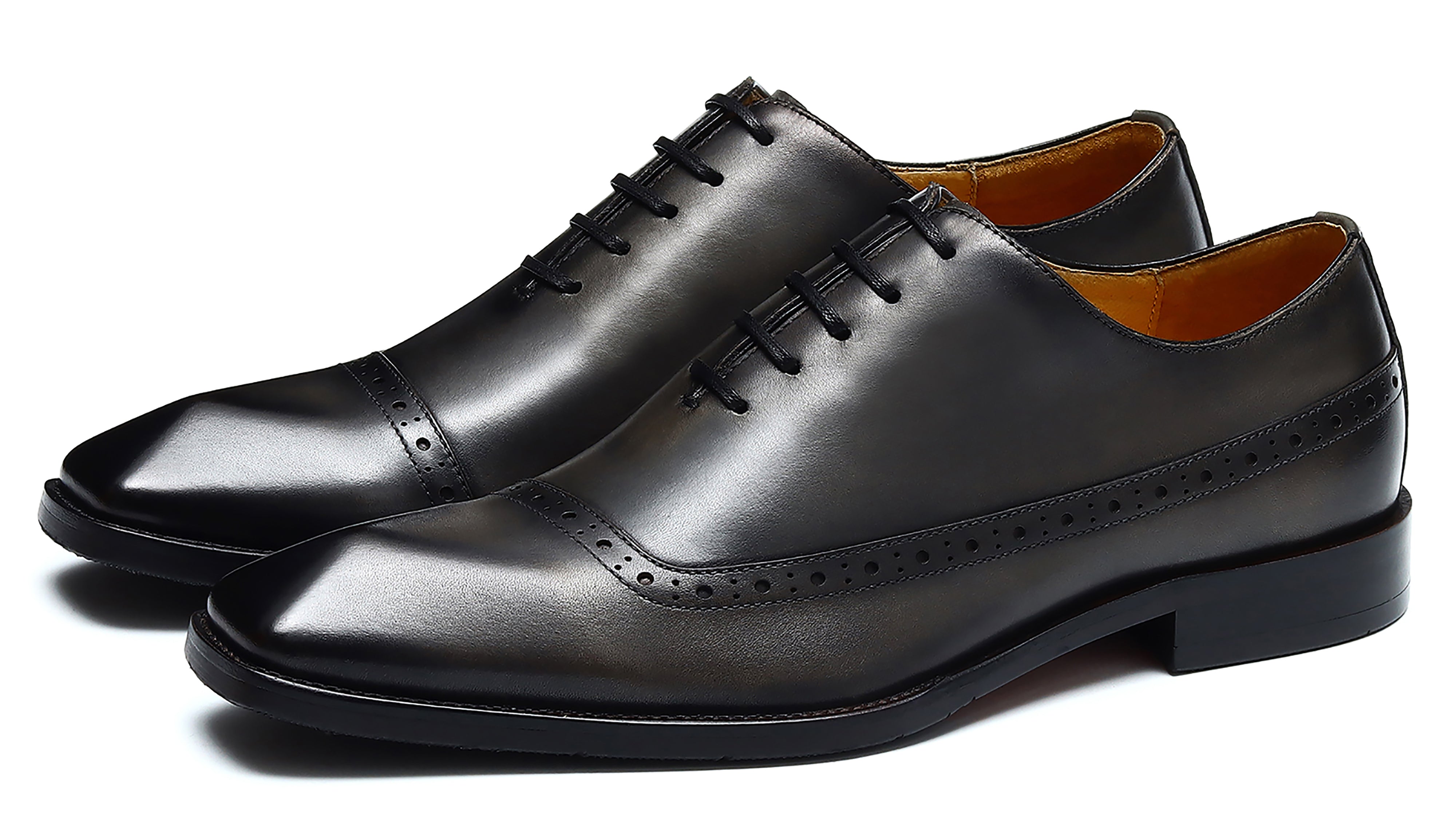 Men's Plain Toe Dress Brogues Oxfords