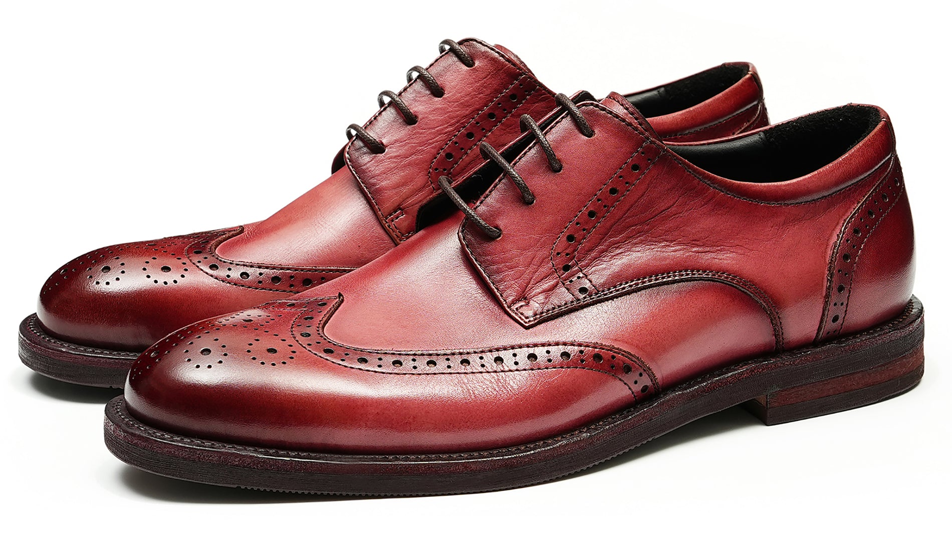 Men's Longwing Wingtip Brogues Debry