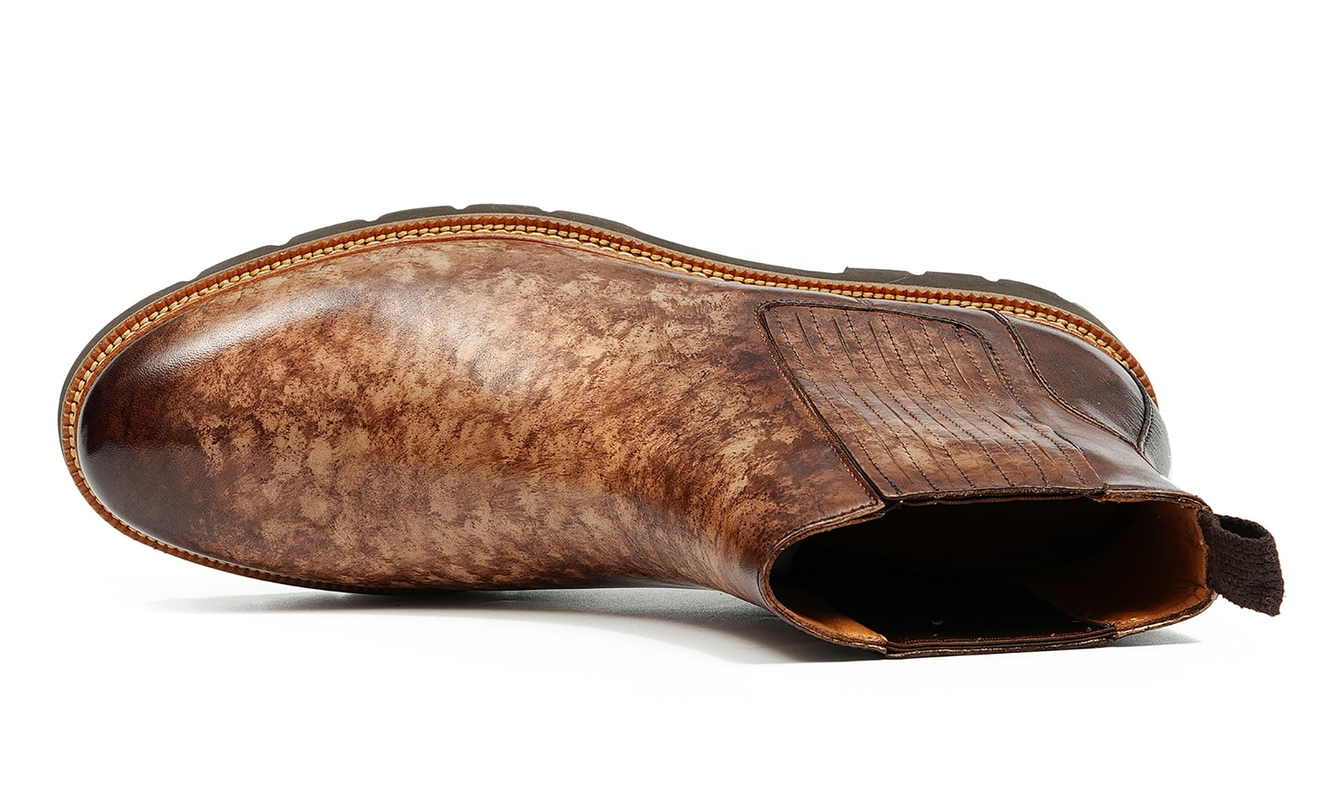 Botas Chelsea de vestir de moda retro para hombre