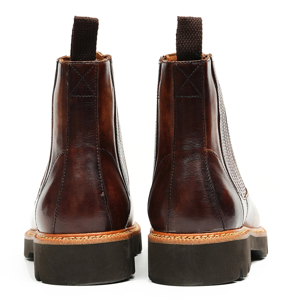 Botas Chelsea de vestir de moda retro para hombre