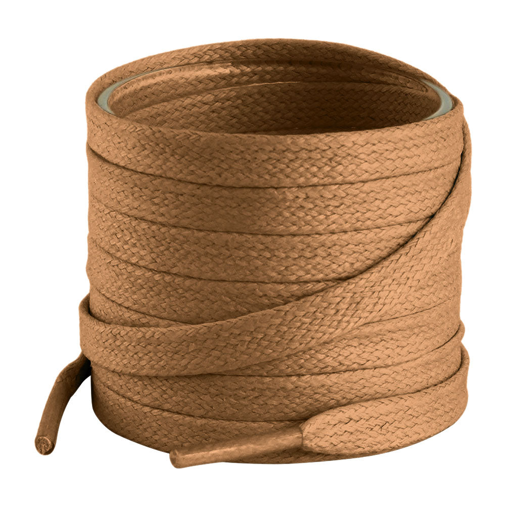Cordones planos encerados - Paquete de 1 par YX-09