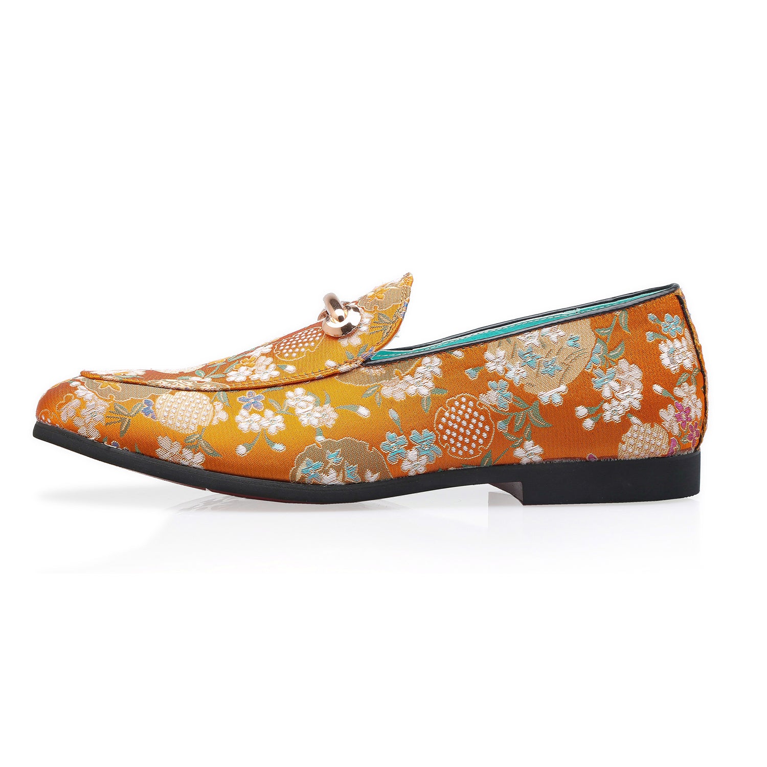 Men's Embroidery Horsebit Smoking Loafer