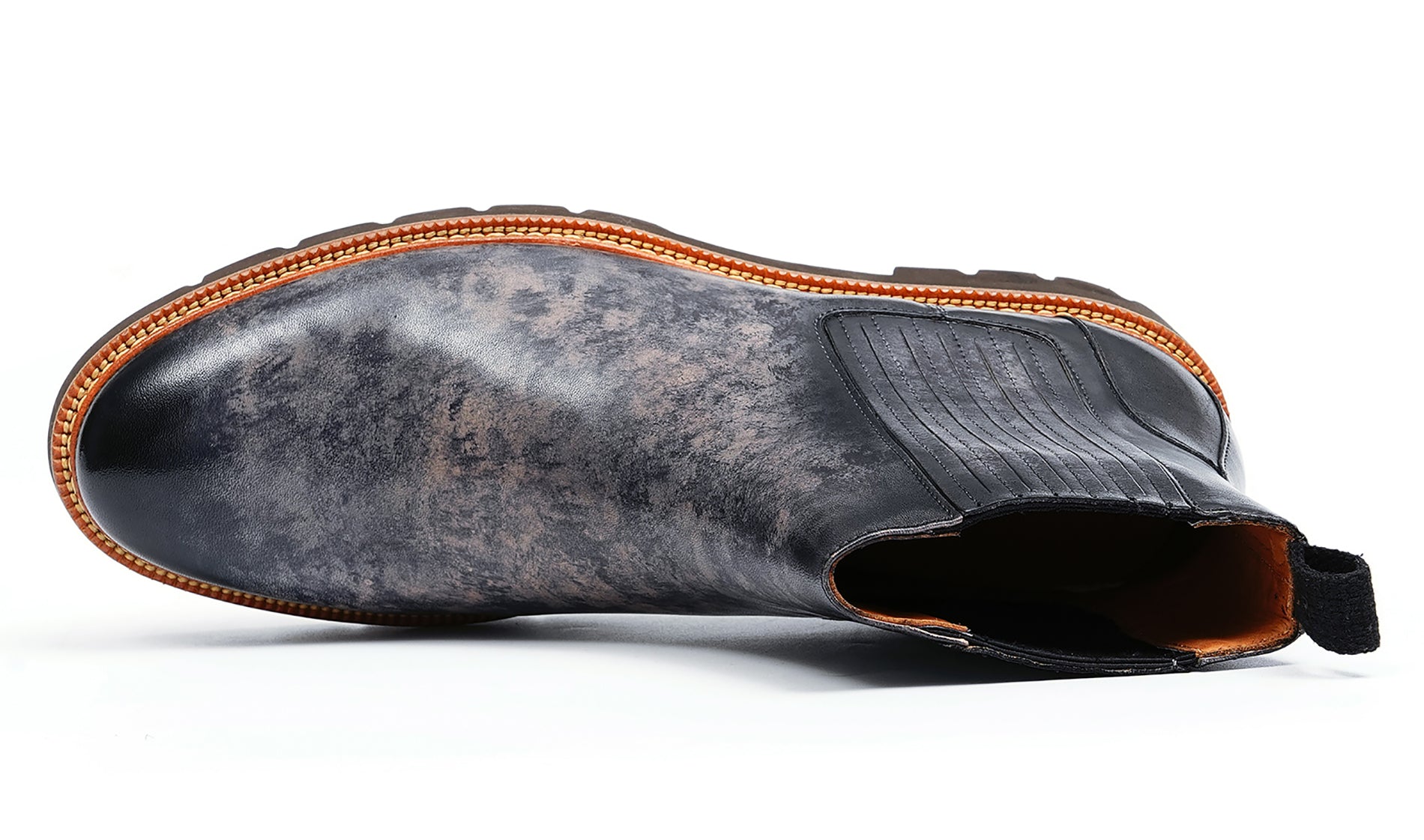 Botas Chelsea de vestir de moda retro para hombre
