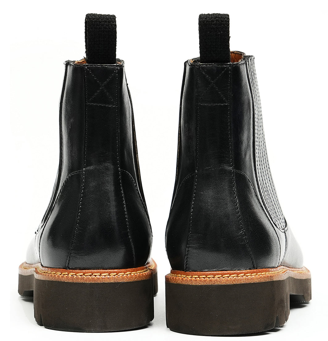 Botas Chelsea de vestir de moda retro para hombre
