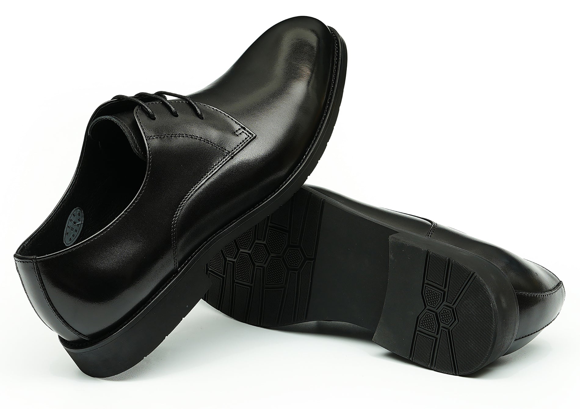 Men's Handmade Formal Plain Toe Derby