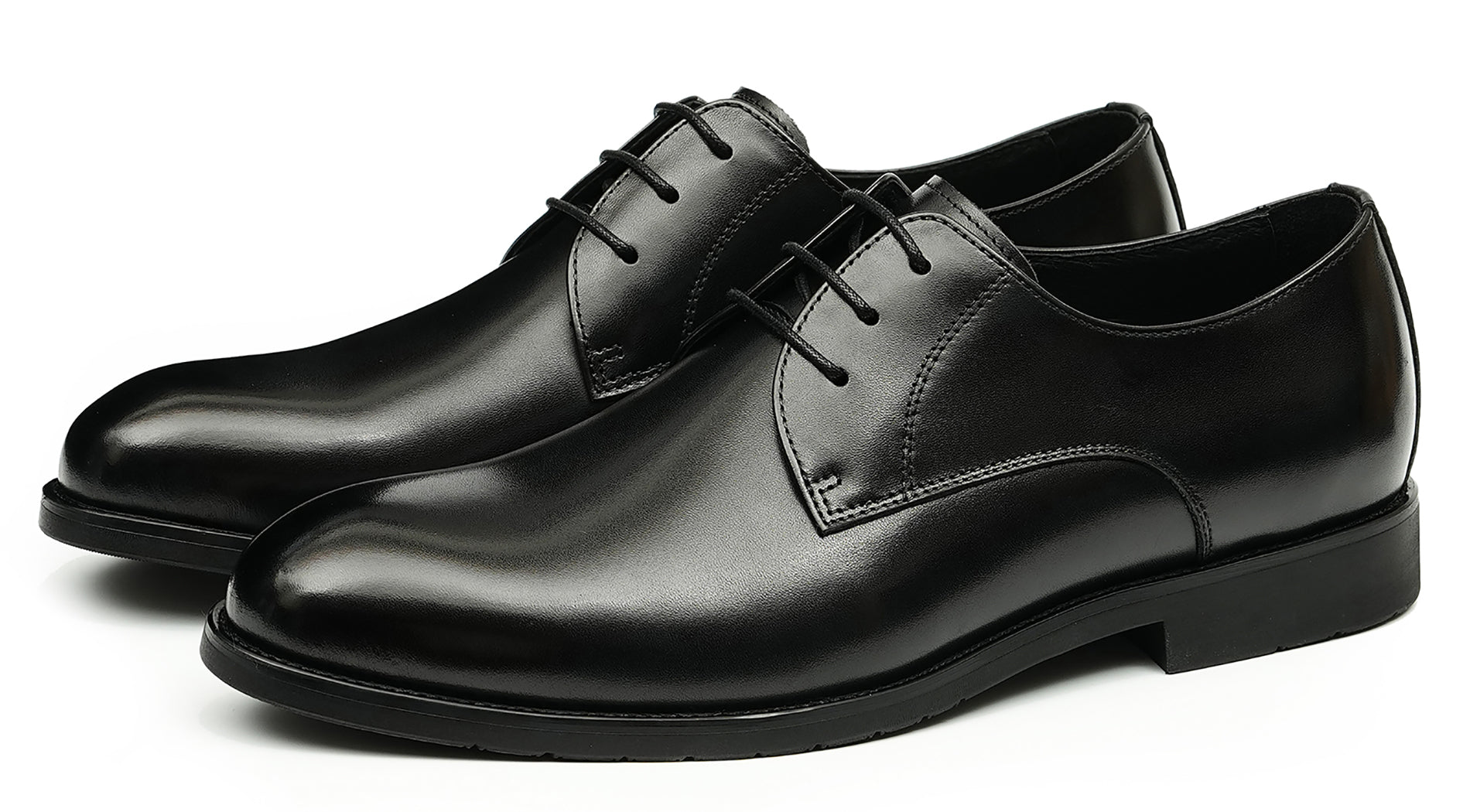 Men's Handmade Formal Plain Toe Derby