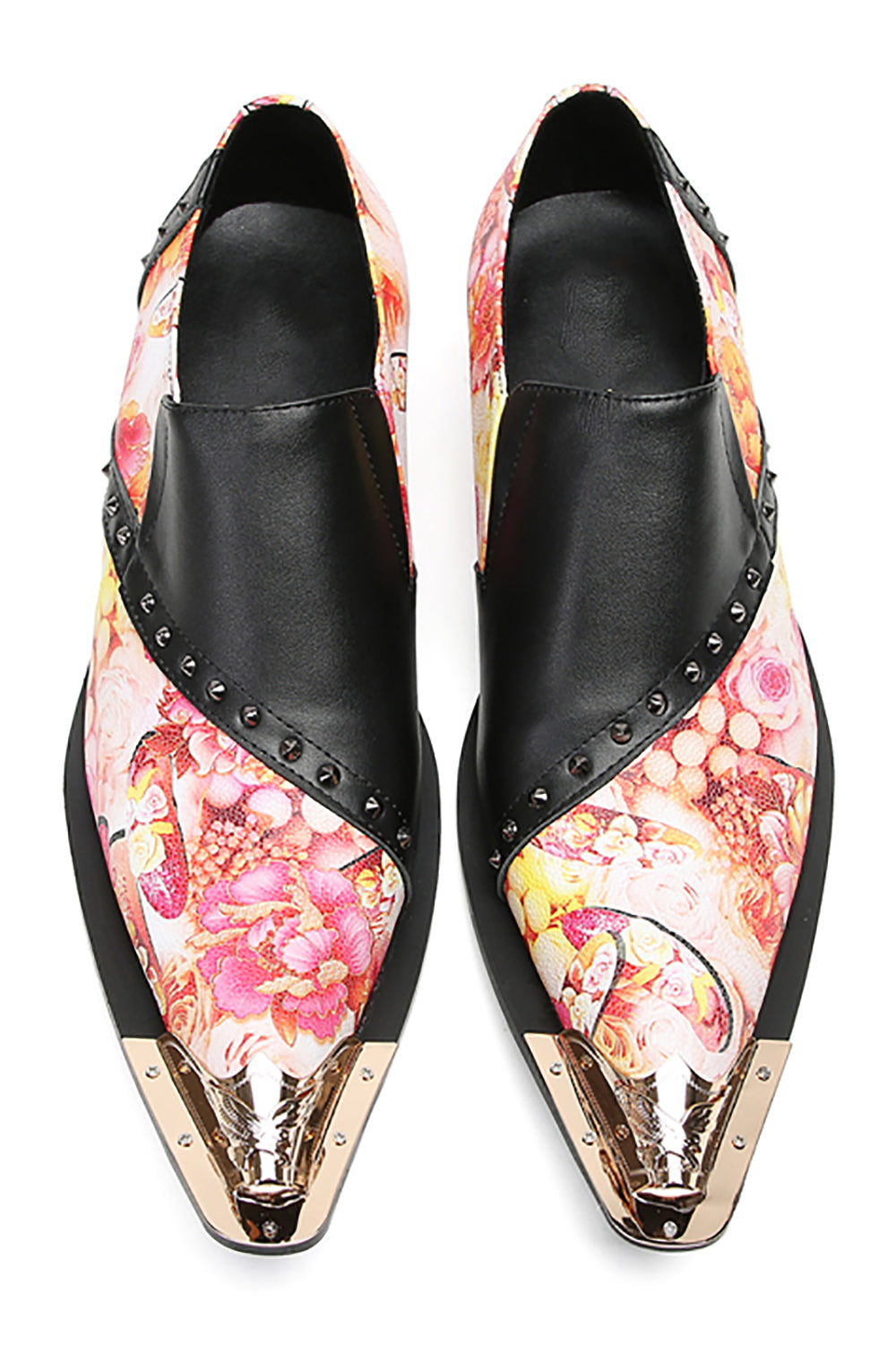 Men's Metal-Tip Rivets Western Loafers