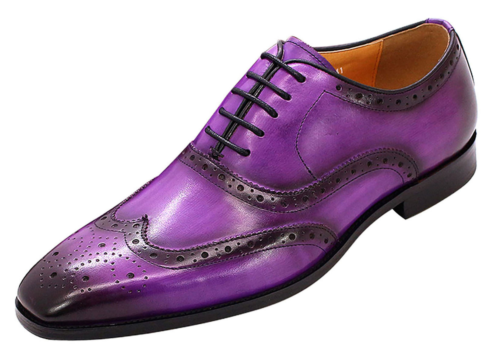 Vestido de hombre Oxfords formales con puntas de ala