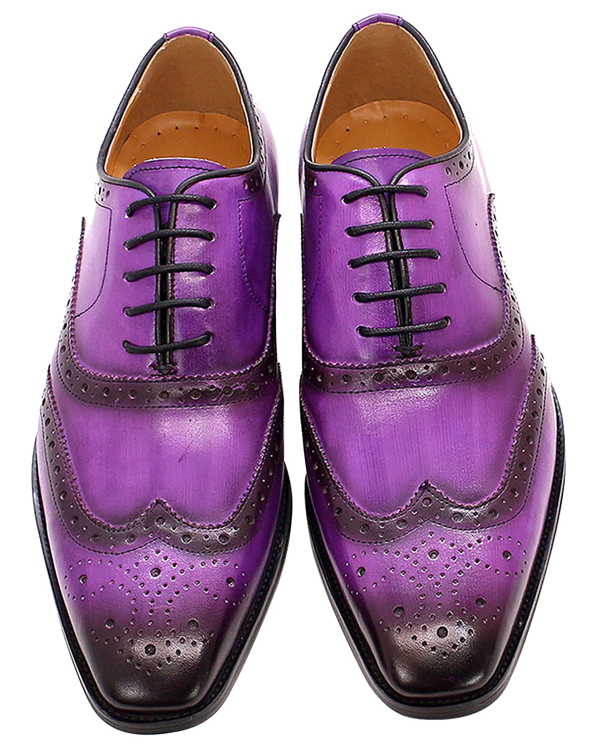 Wingtips Men's Dress Formal Wingtips Oxfords – Santimon
