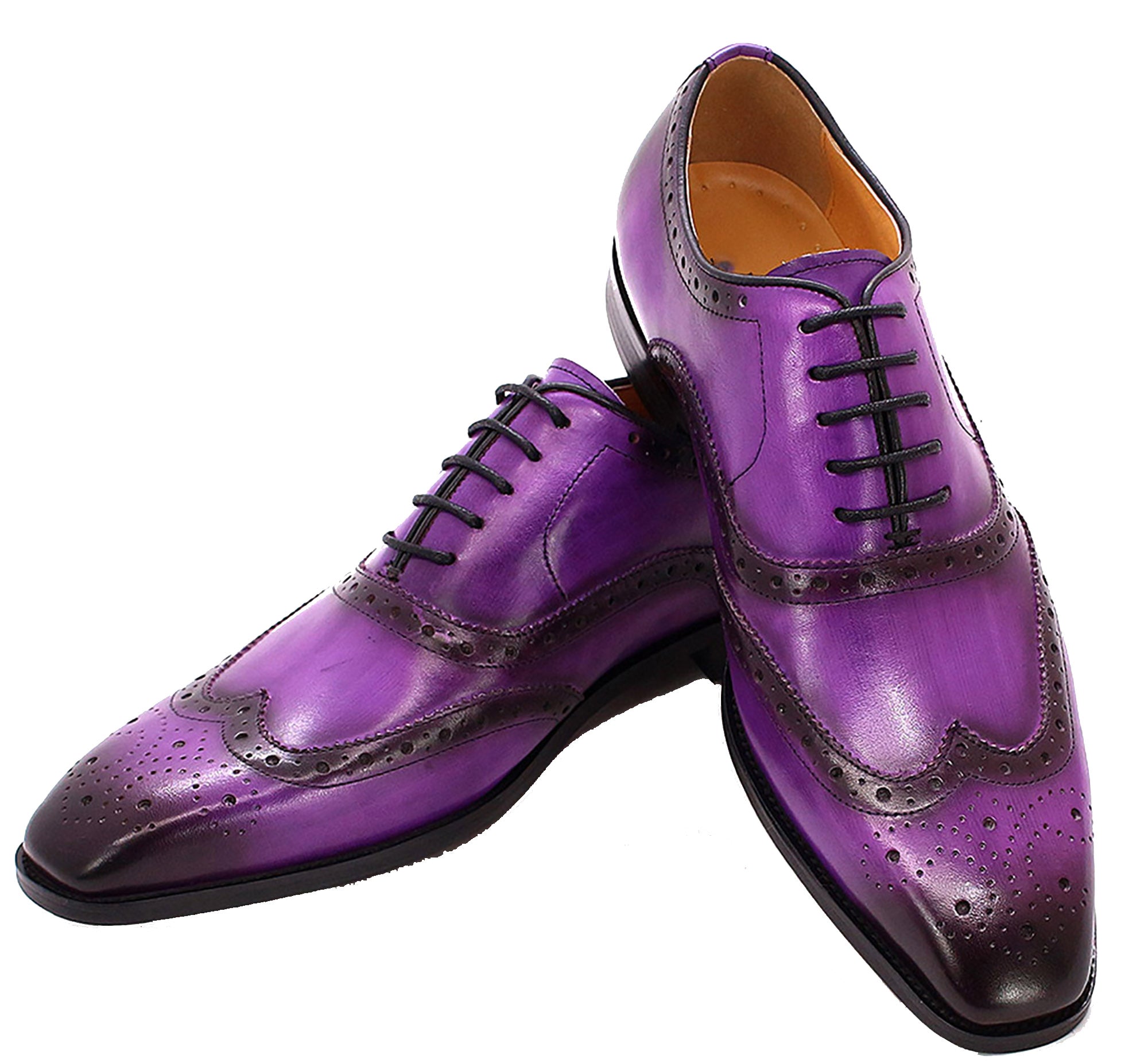 Vestido de hombre Oxfords formales con puntas de ala