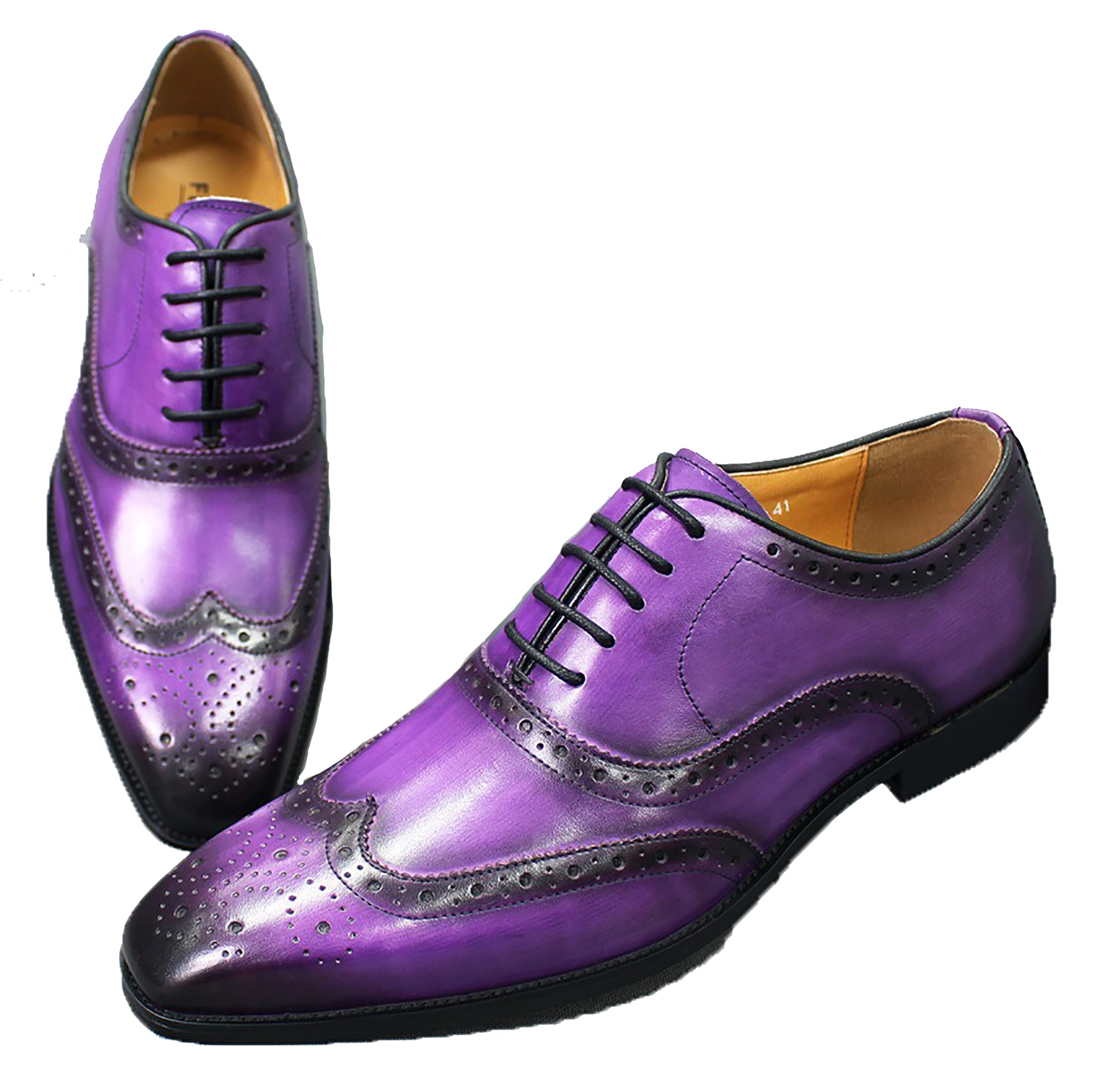 Vestido de hombre Oxfords formales con puntas de ala
