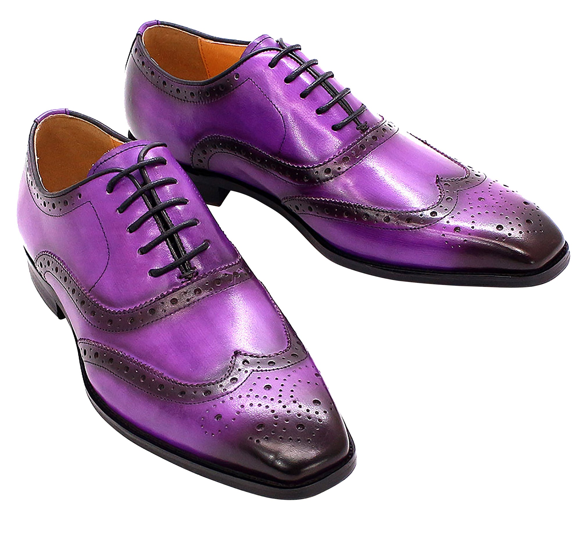Vestido de hombre Oxfords formales con puntas de ala