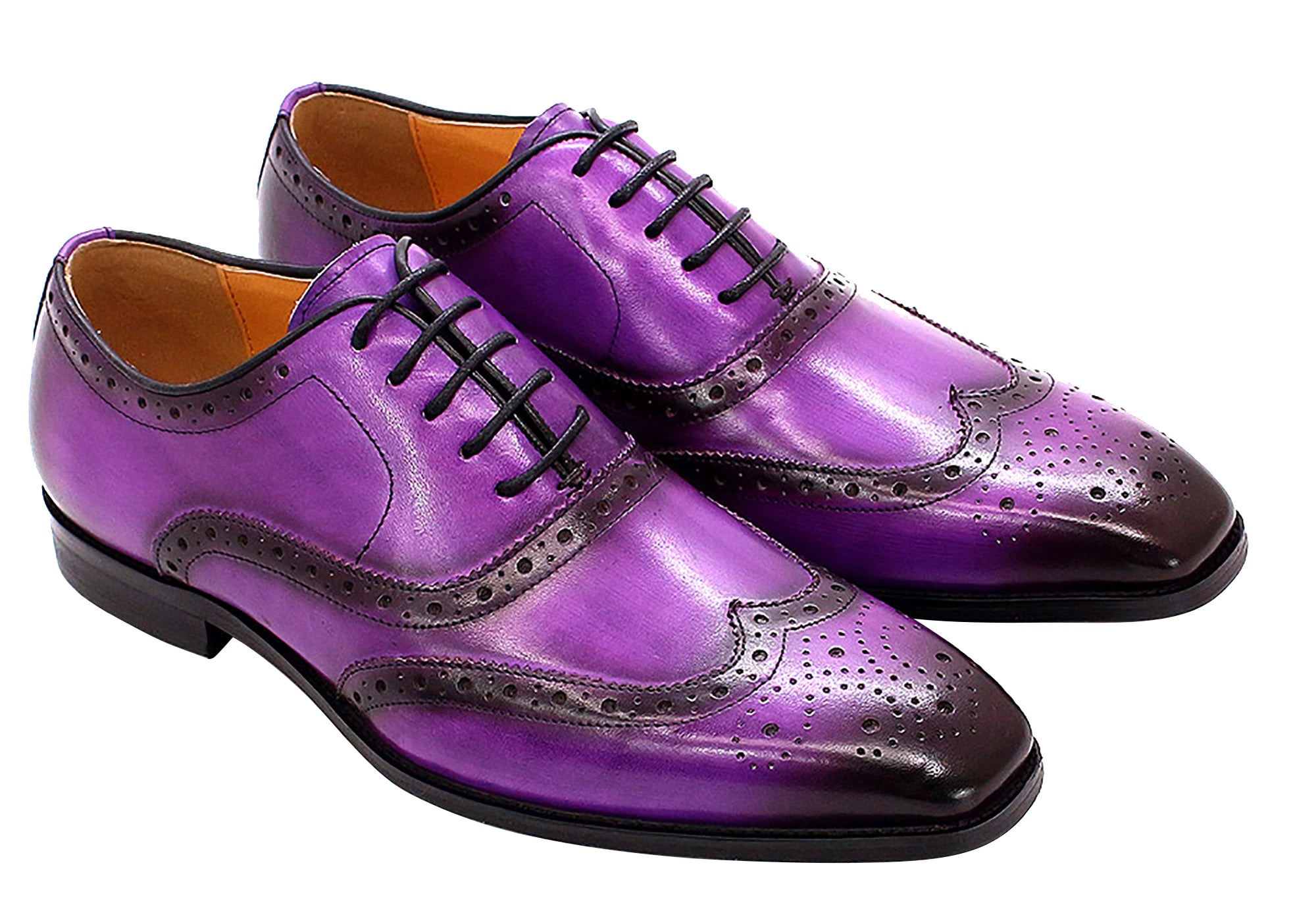 Vestido de hombre Oxfords formales con puntas de ala