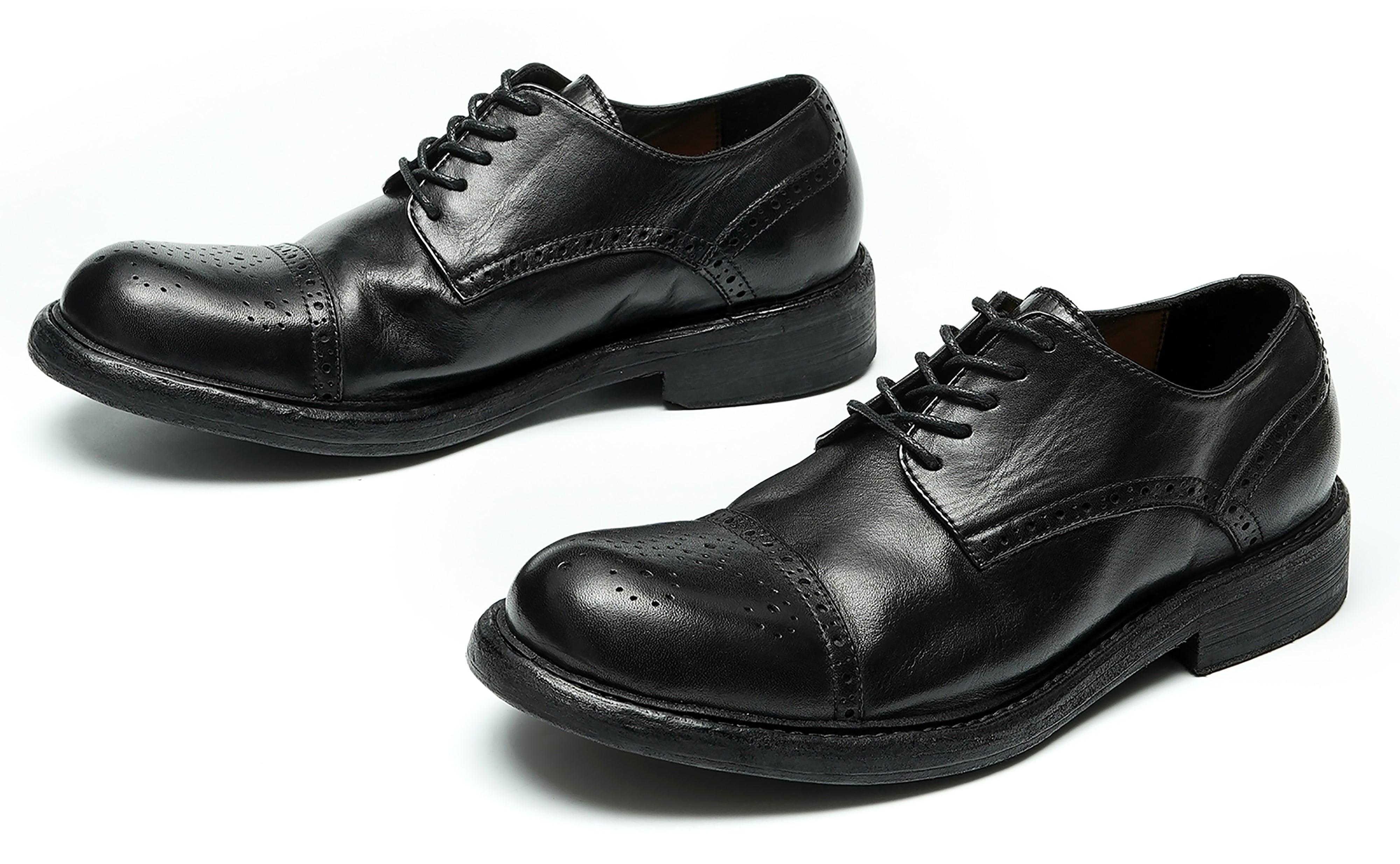 Men's Handmade Formal Dress Brogues Derby