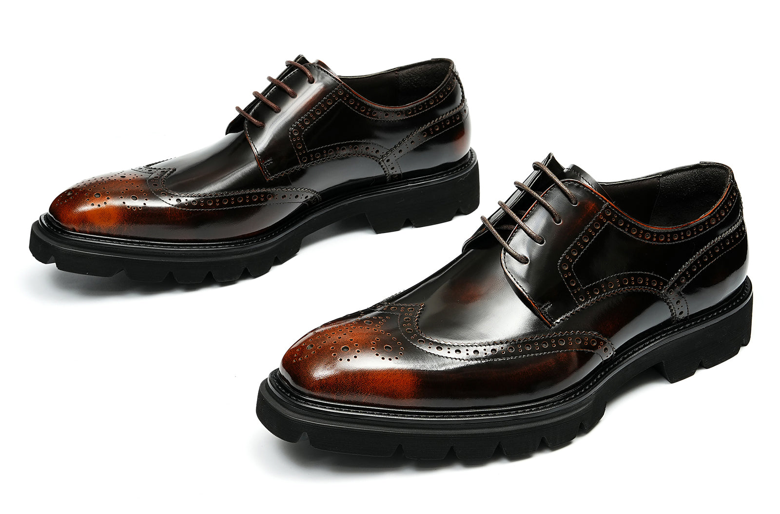 Men's Fashion Dress Formal Wingtips Brogues Derby