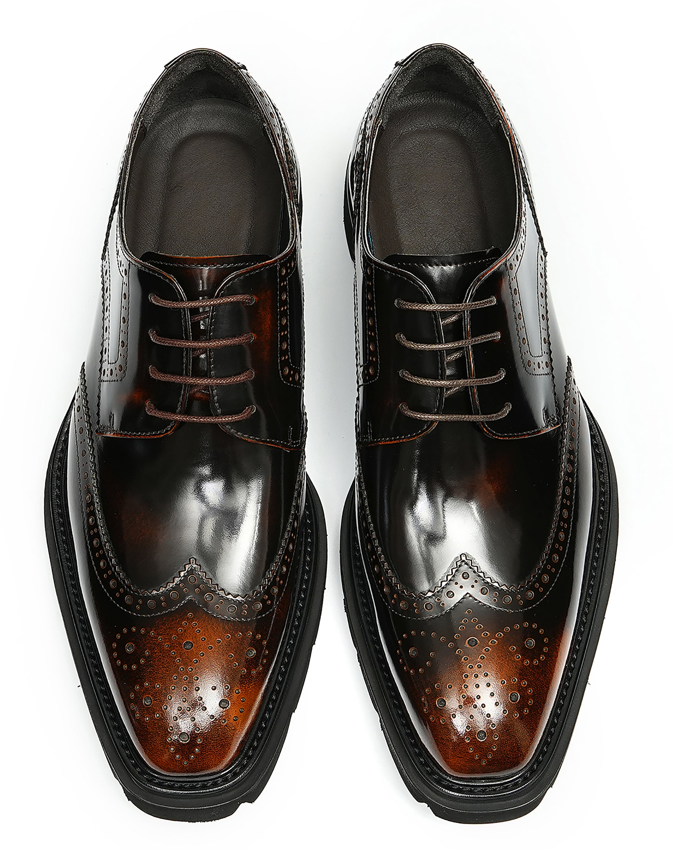 Men's Fashion Dress Formal Wingtips Brogues Derby