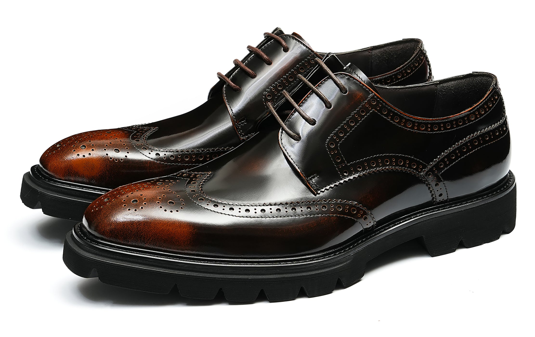 Men's Fashion Dress Formal Wingtips Brogues Derby