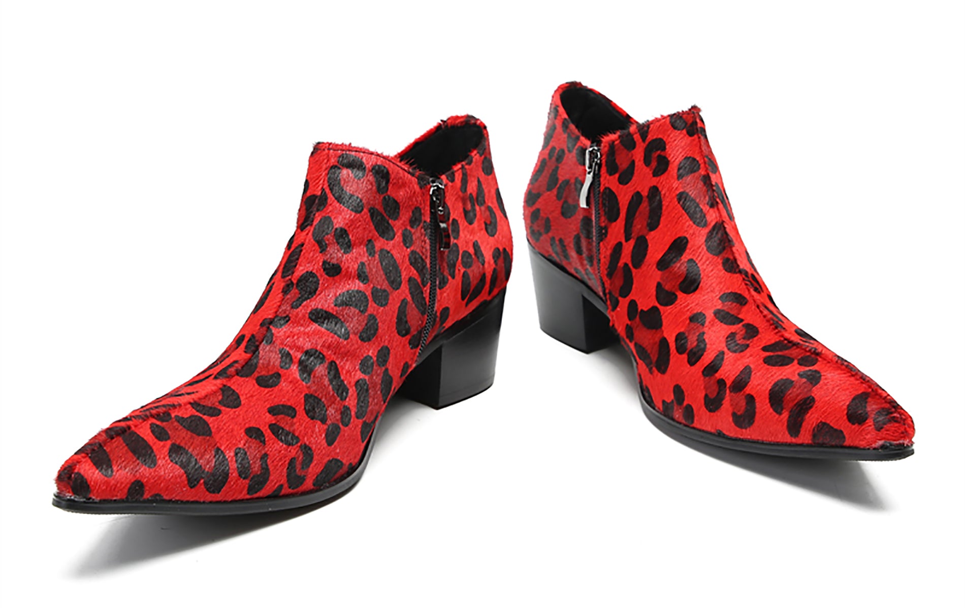 Zapatos de tacón Opera de gamuza a la moda para hombre