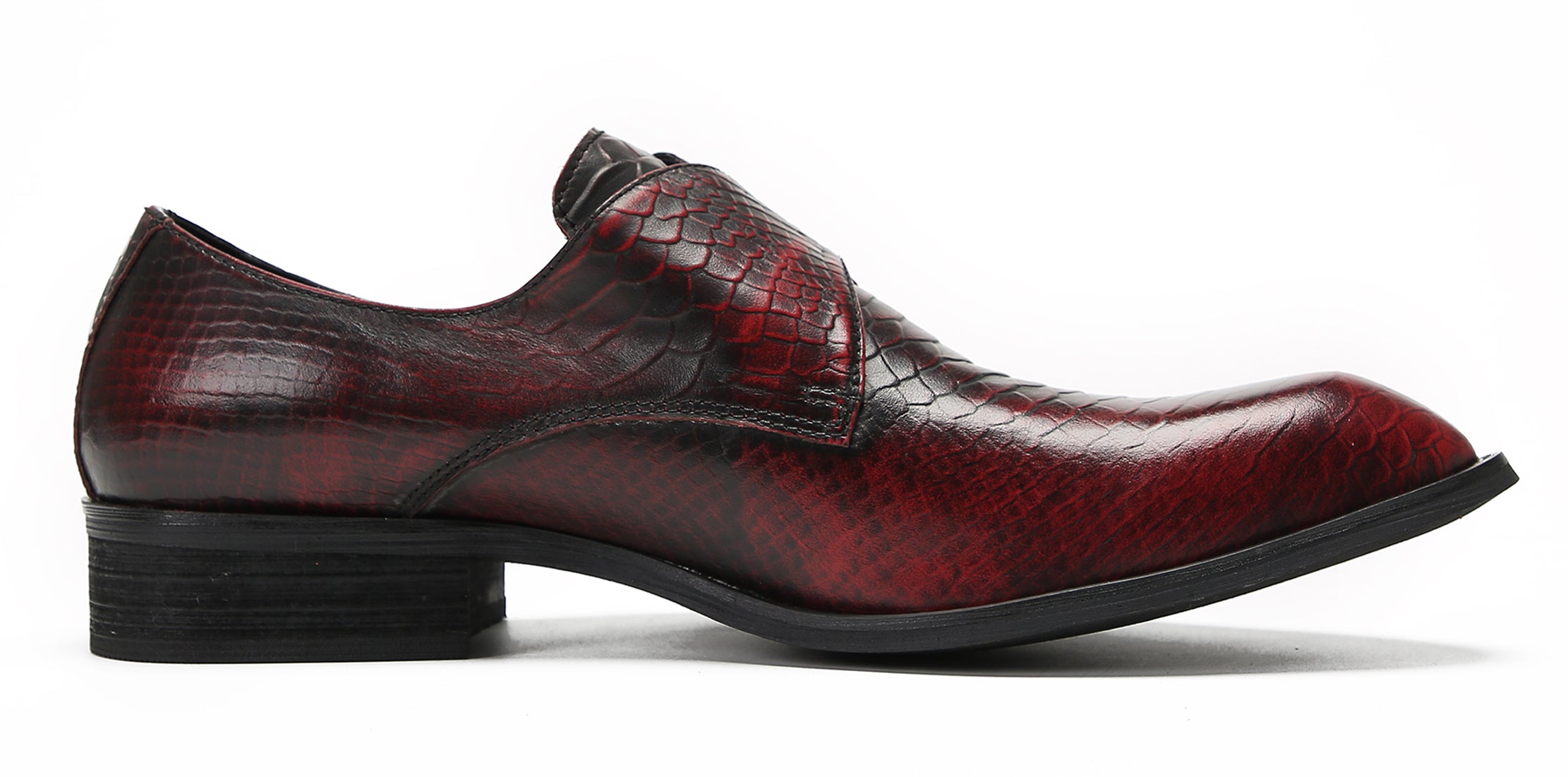 Mens Casual Driving Monk Strap Loafers