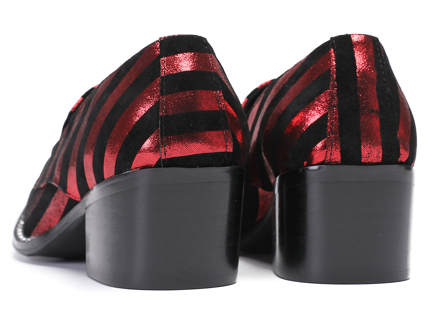 Mens Disco Party Casual Western Loafers