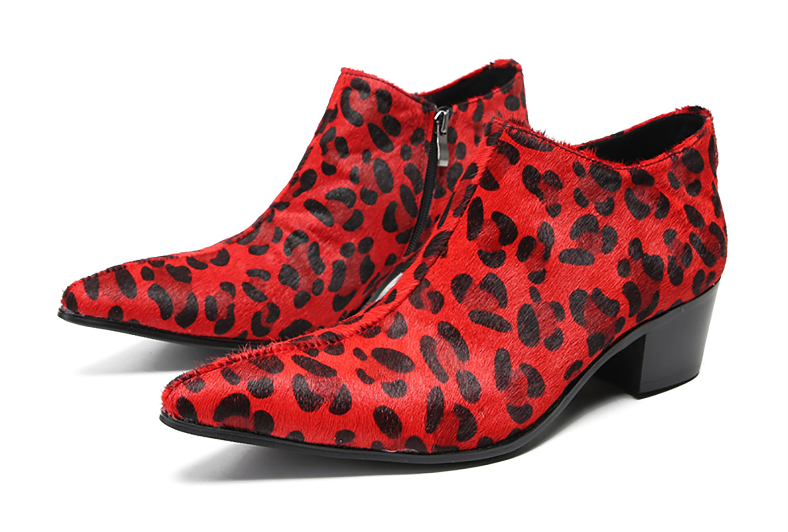 Zapatos de tacón Opera de gamuza a la moda para hombre