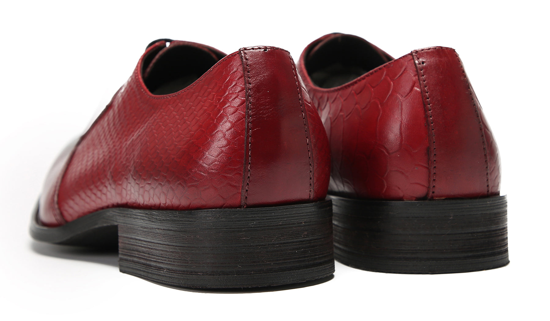Mens Crocodile Printed Wedding Oxfords Tuxedo Shoes