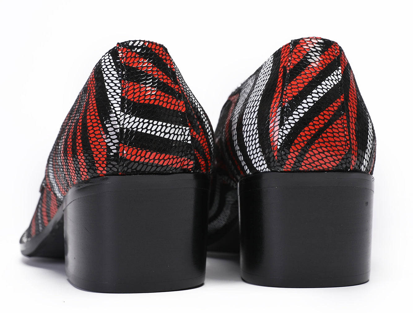 Mens Disco Party Casual Western Loafers