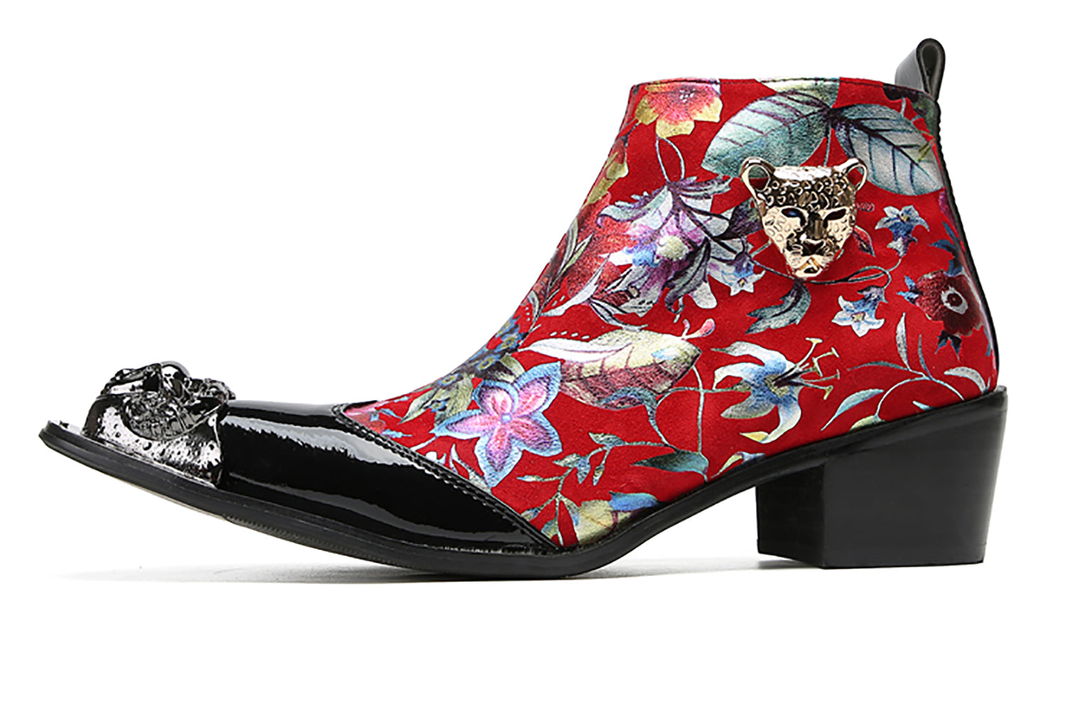 Men's Metal-Wingtip Comfort Western Boots