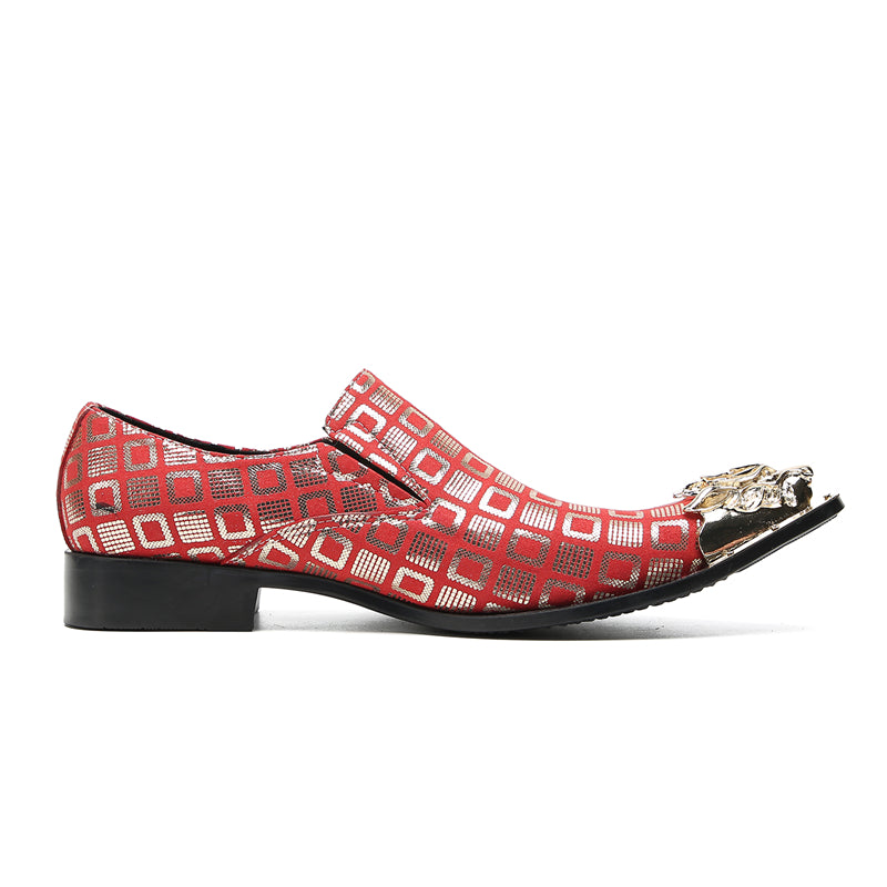 Men's Fashion Metal-Tip Western Loafers