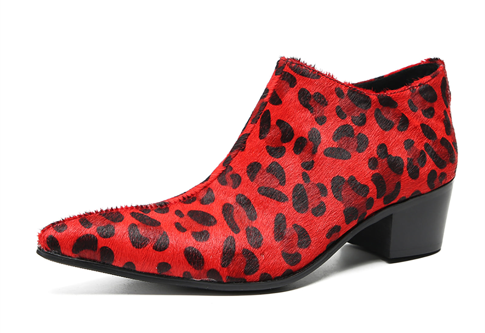 Zapatos de tacón Opera de gamuza a la moda para hombre