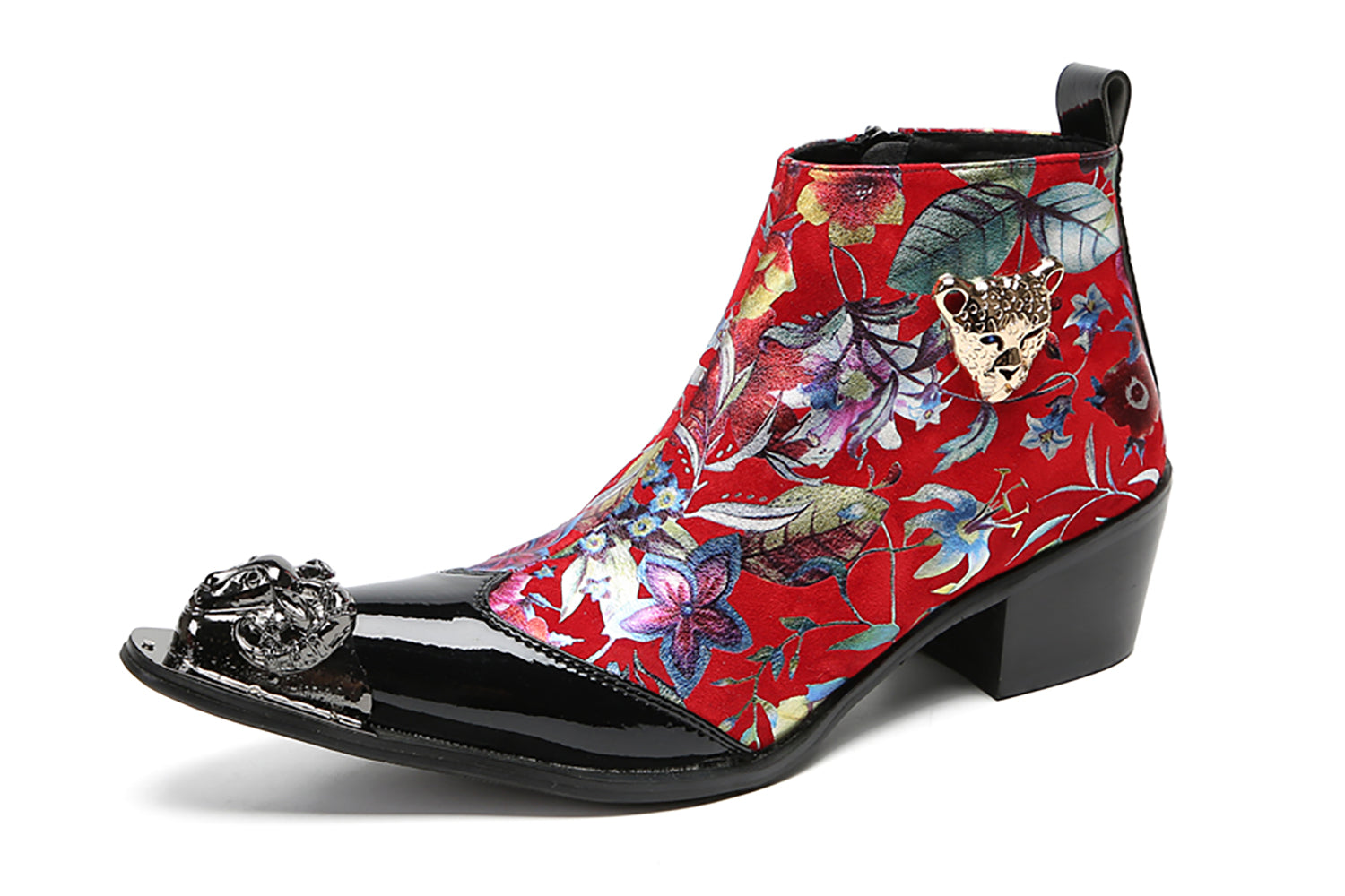 Men's Metal-Wingtip Comfort Western Boots