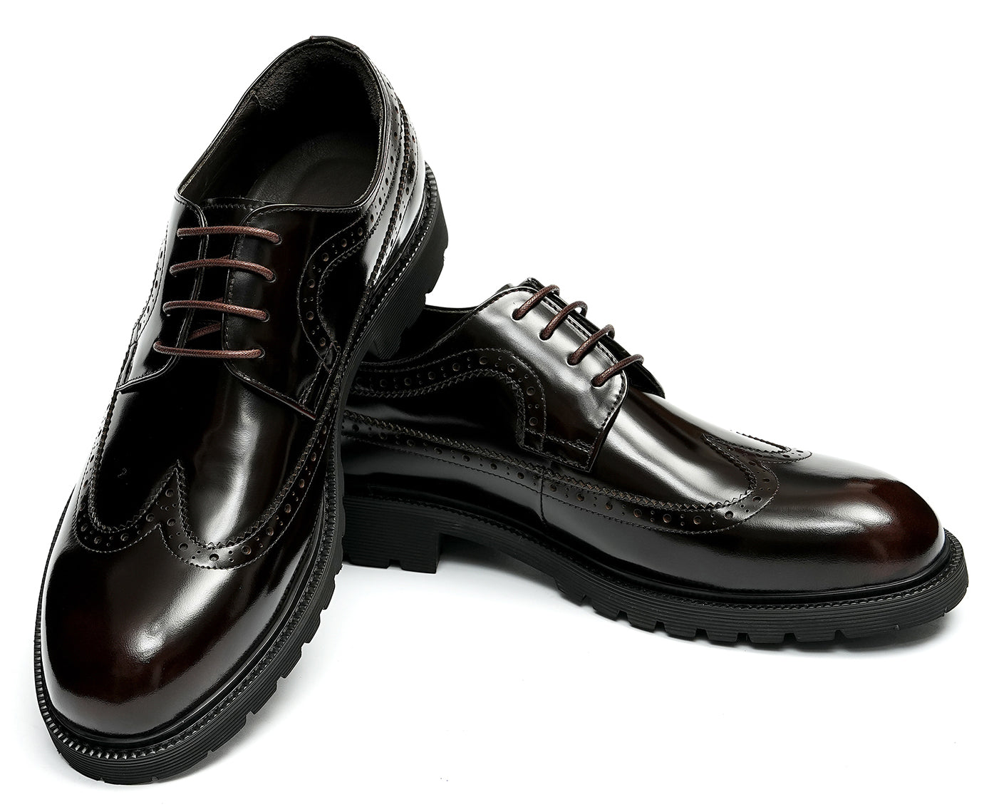 Men's Dress Formal Longwing Brogues Derby