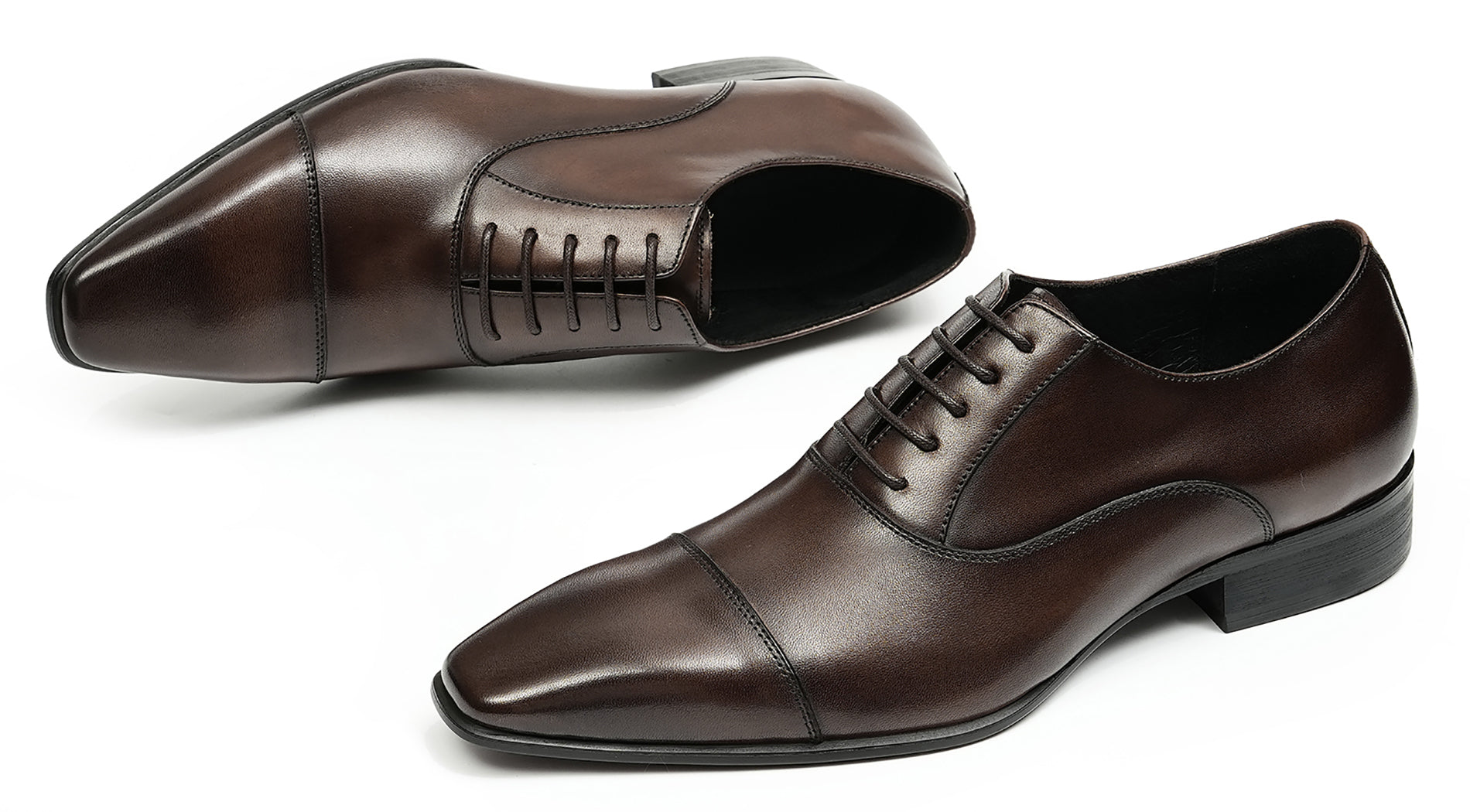 Men's Fashion Plain Toe Dress Formal Oxford