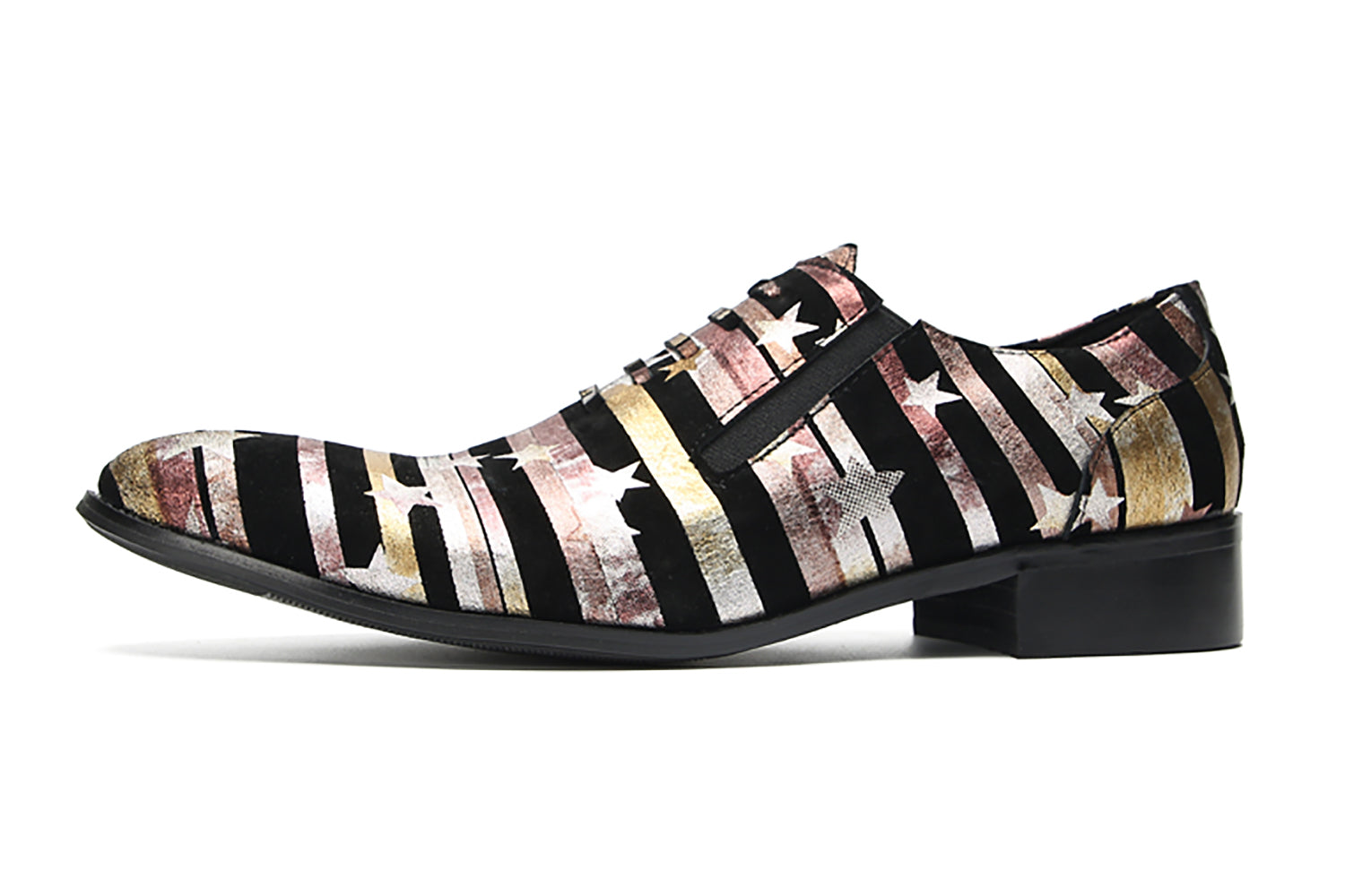 Men's Casual Star Stripes Loafers