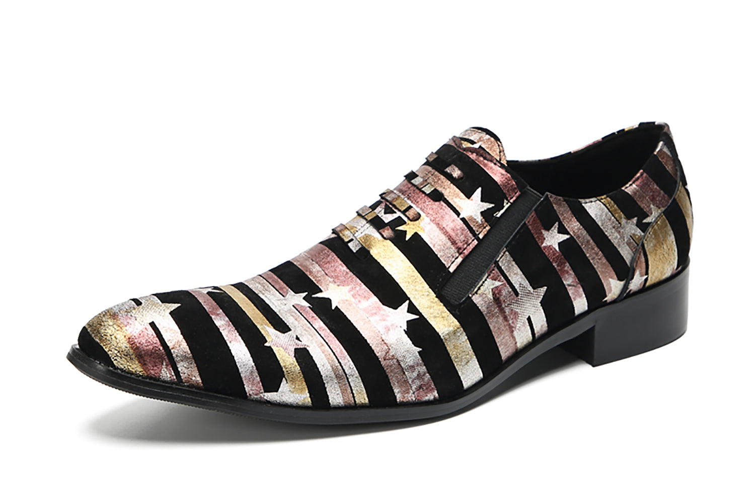 Men's Casual Star Stripes Loafers