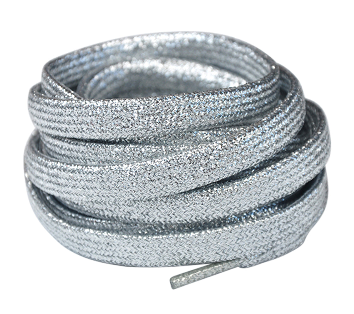 Glitter Flat Shoelaces - 1 Pair Pack BLX-01