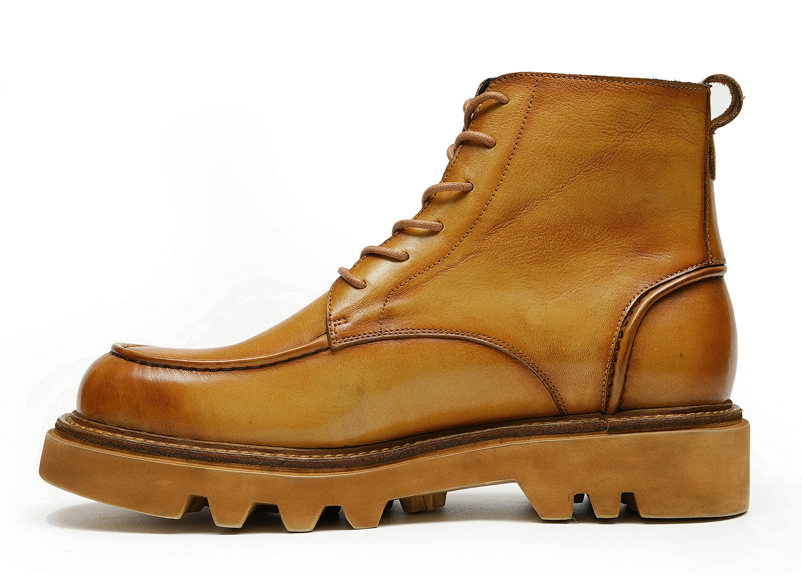 Men's Washed Crafted Soft Leather Oxfords Boots