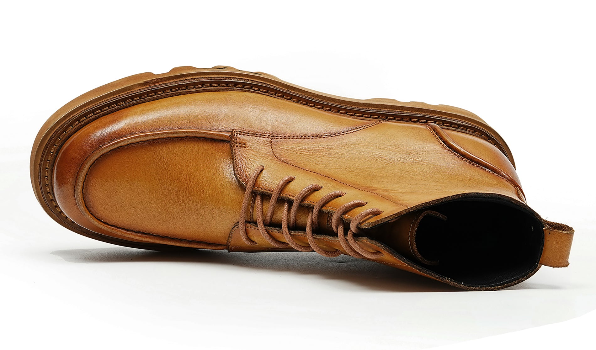 Men's Washed Crafted Soft Leather Oxfords Boots