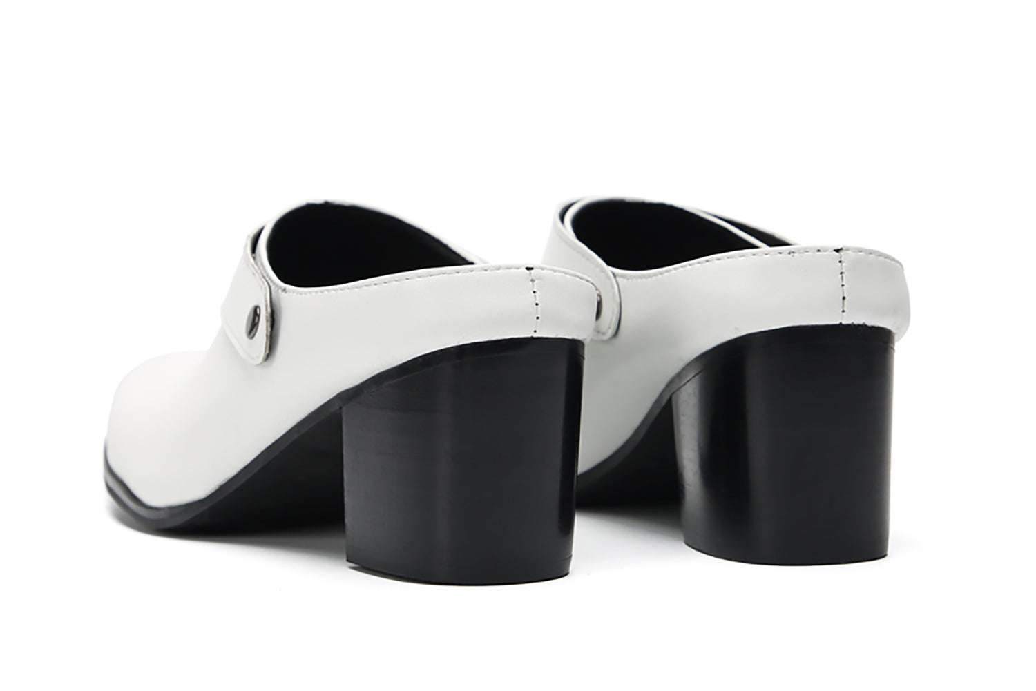 Men's High Heels Slippers Mules