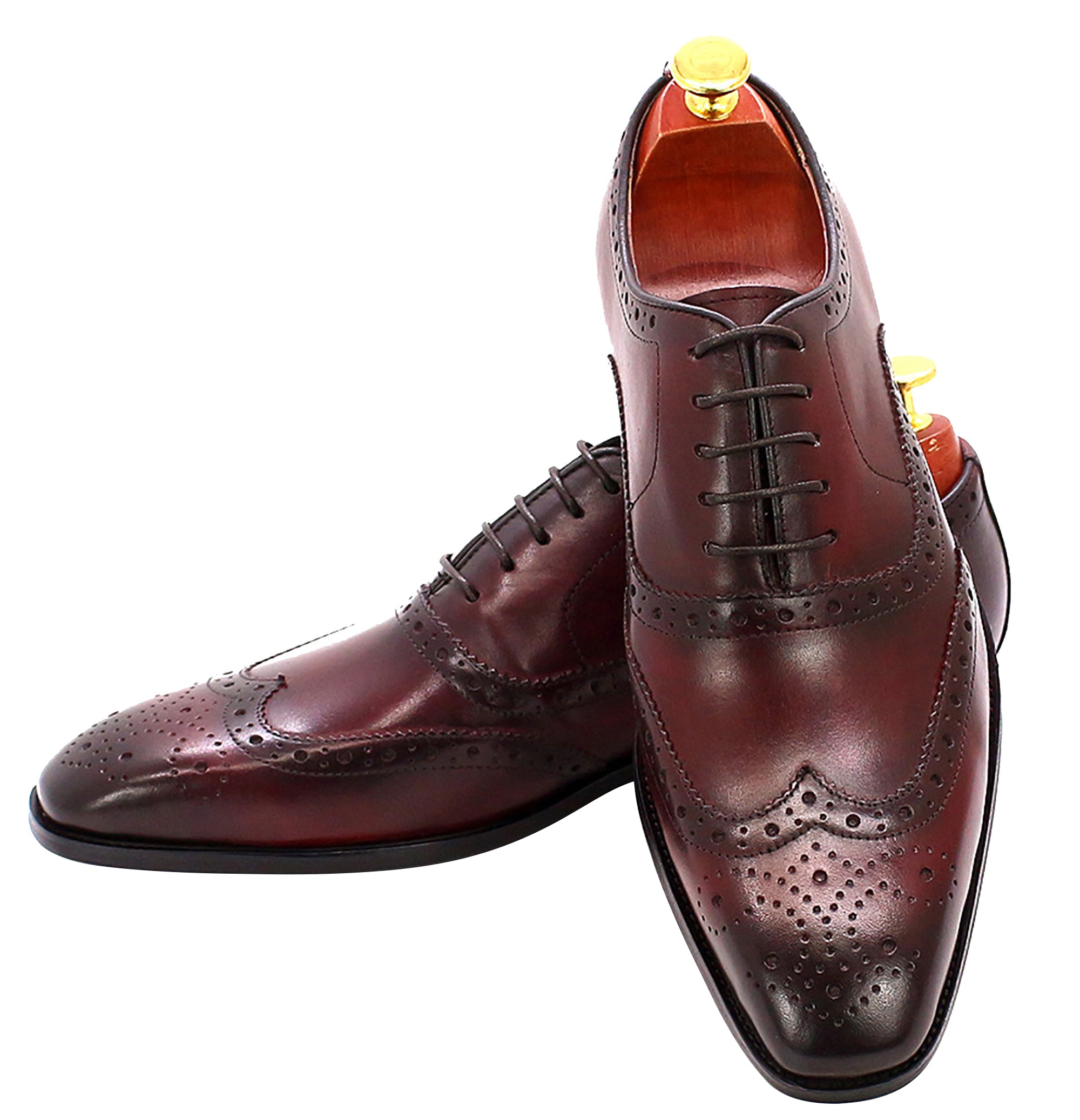 Vestido de hombre Oxfords formales con puntas de ala