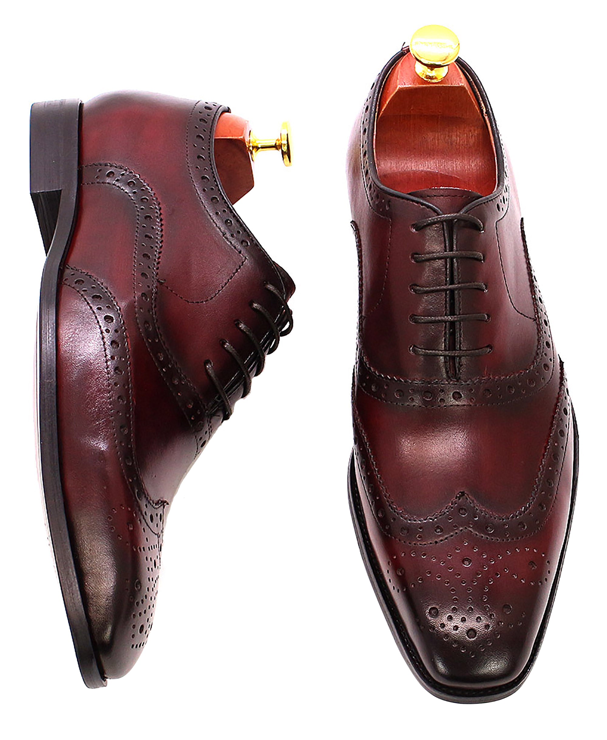 Vestido de hombre Oxfords formales con puntas de ala