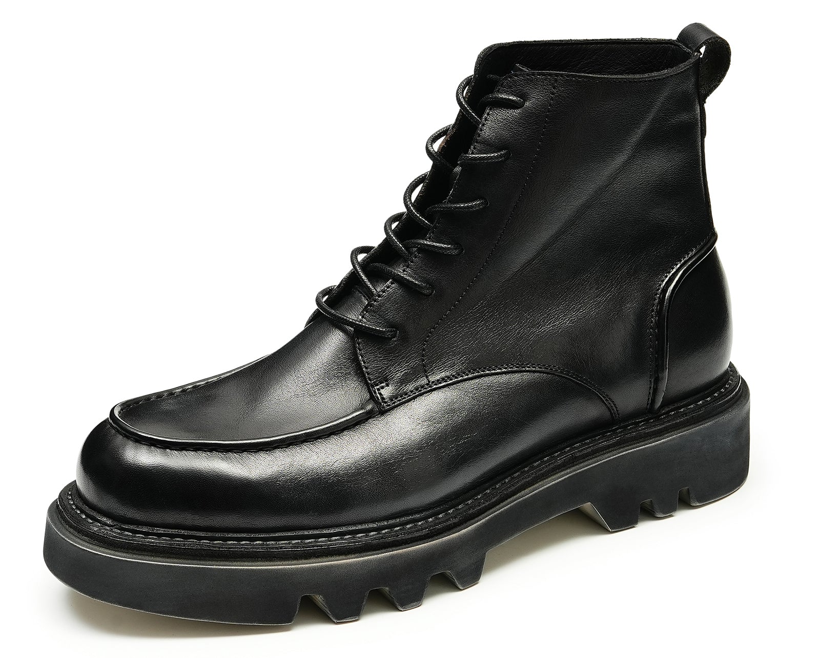 Men's Washed Crafted Soft Leather Oxfords Boots