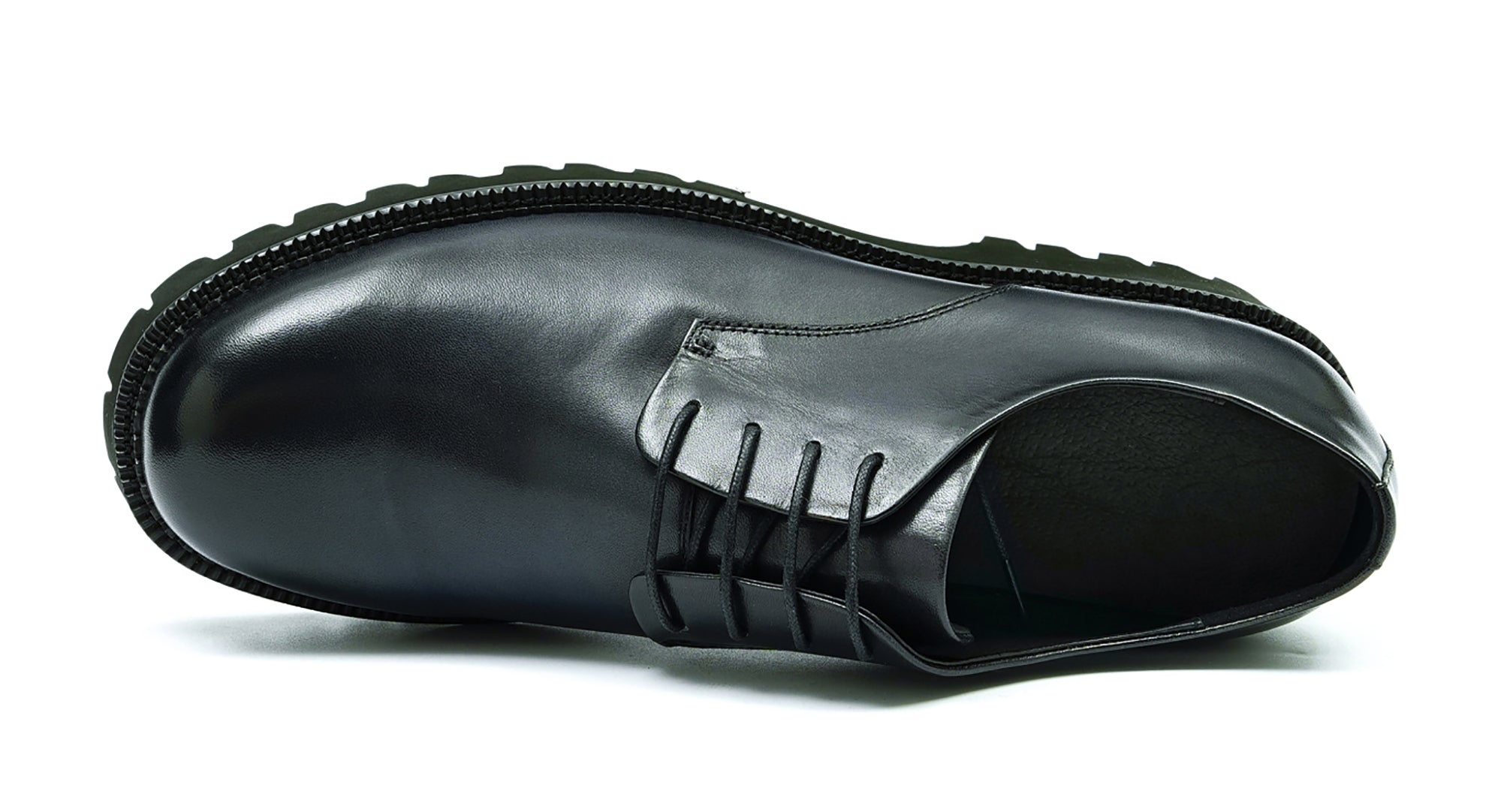 Men's Thick Sole Plain Toe Dress Derby