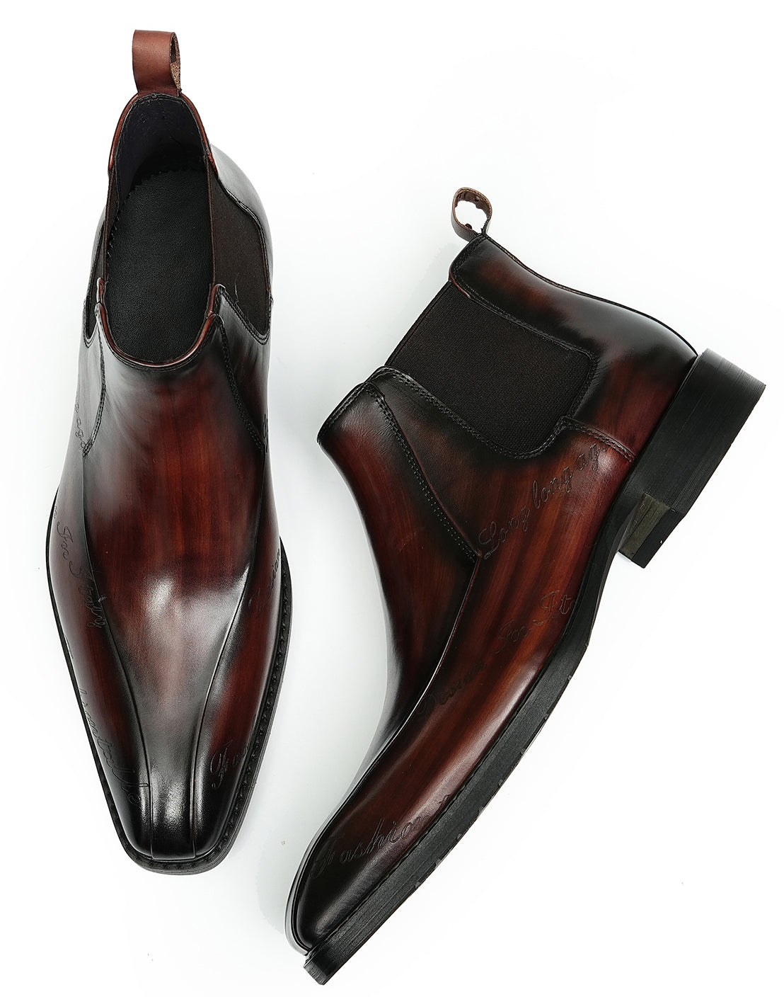 Men's Fashion Dress Formal Brogues Chelsea Boots