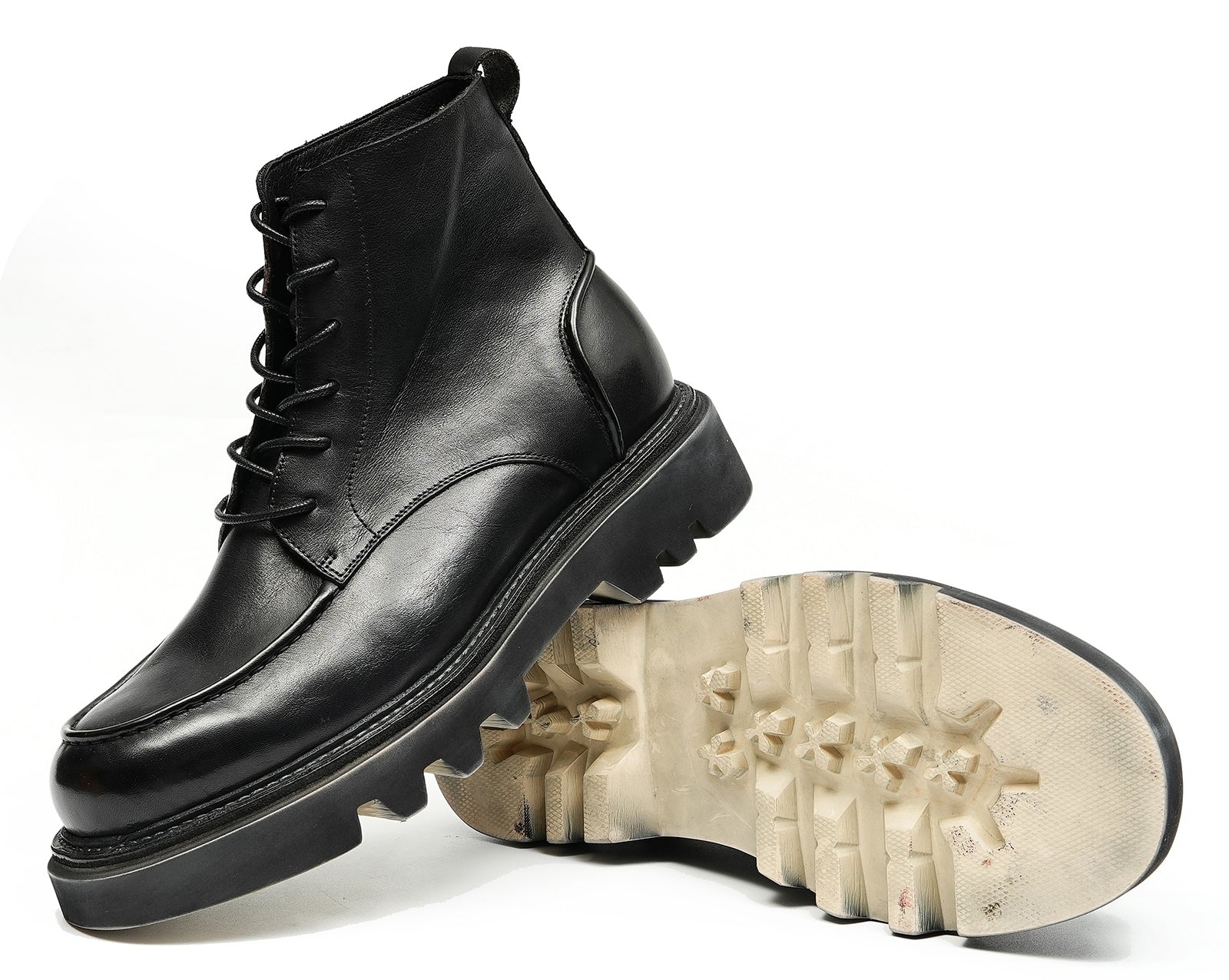 Men's Washed Crafted Soft Leather Oxfords Boots