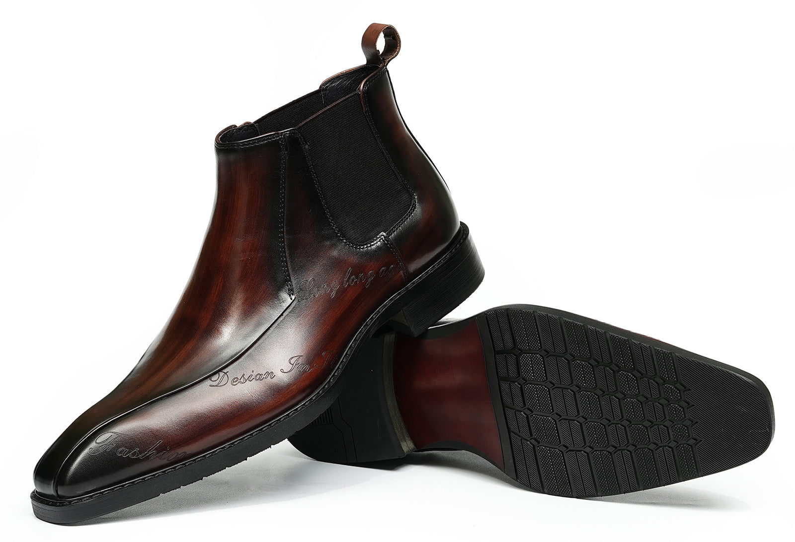 Men's Fashion Dress Formal Brogues Chelsea Boots