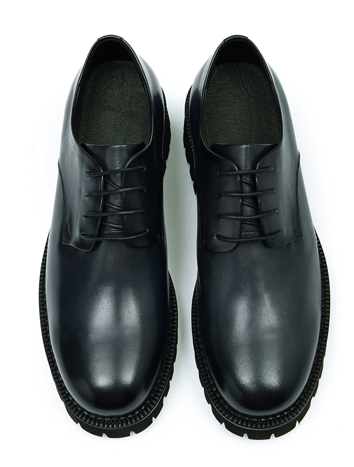 Men's Thick Sole Plain Toe Dress Derby
