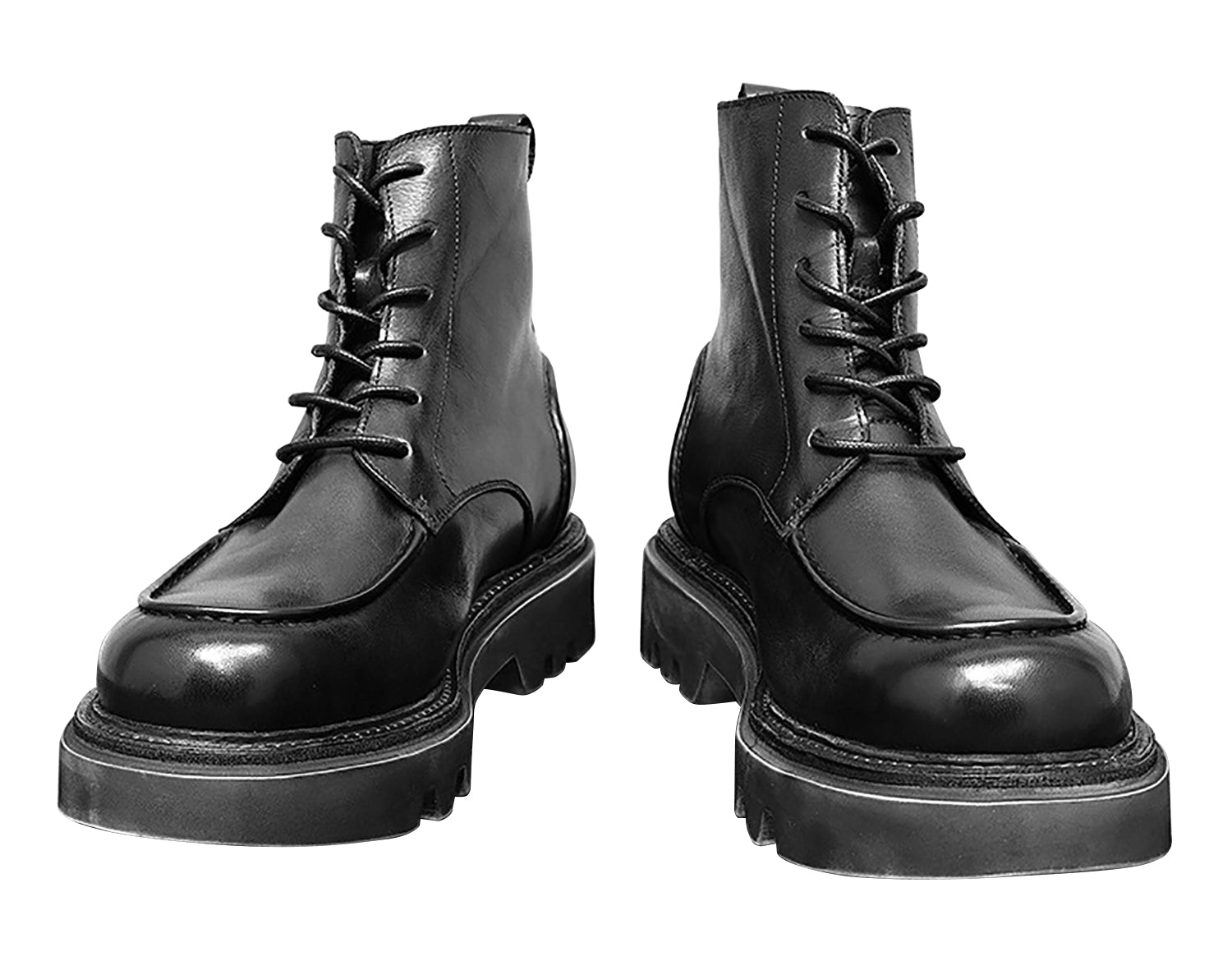 Men's Washed Crafted Soft Leather Oxfords Boots